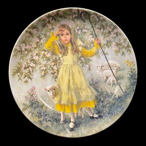 Vintage RECO Collector Plate " Little Bo Peep" by John McClelland, 1983